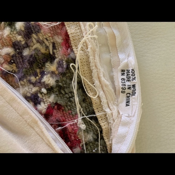 Embroidery Floral Accent Pillows - Picture 6 of 7